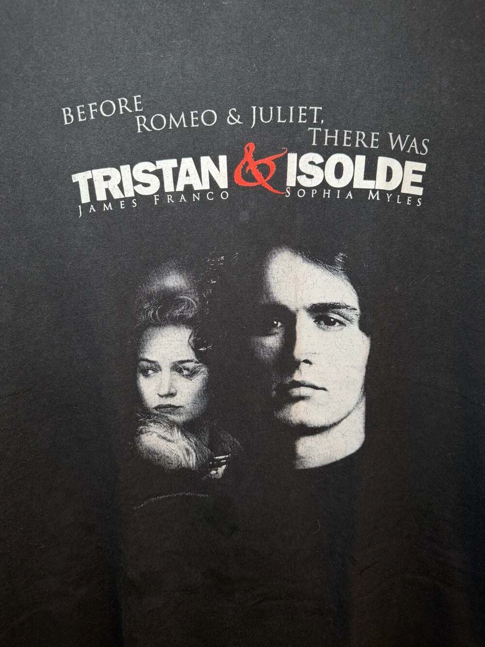 Vintage 2006 Tristan&Isolde Movie Promo T-Shirt James Franco Sophia Myles L